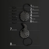 Multitool 8-in-1 Keychain