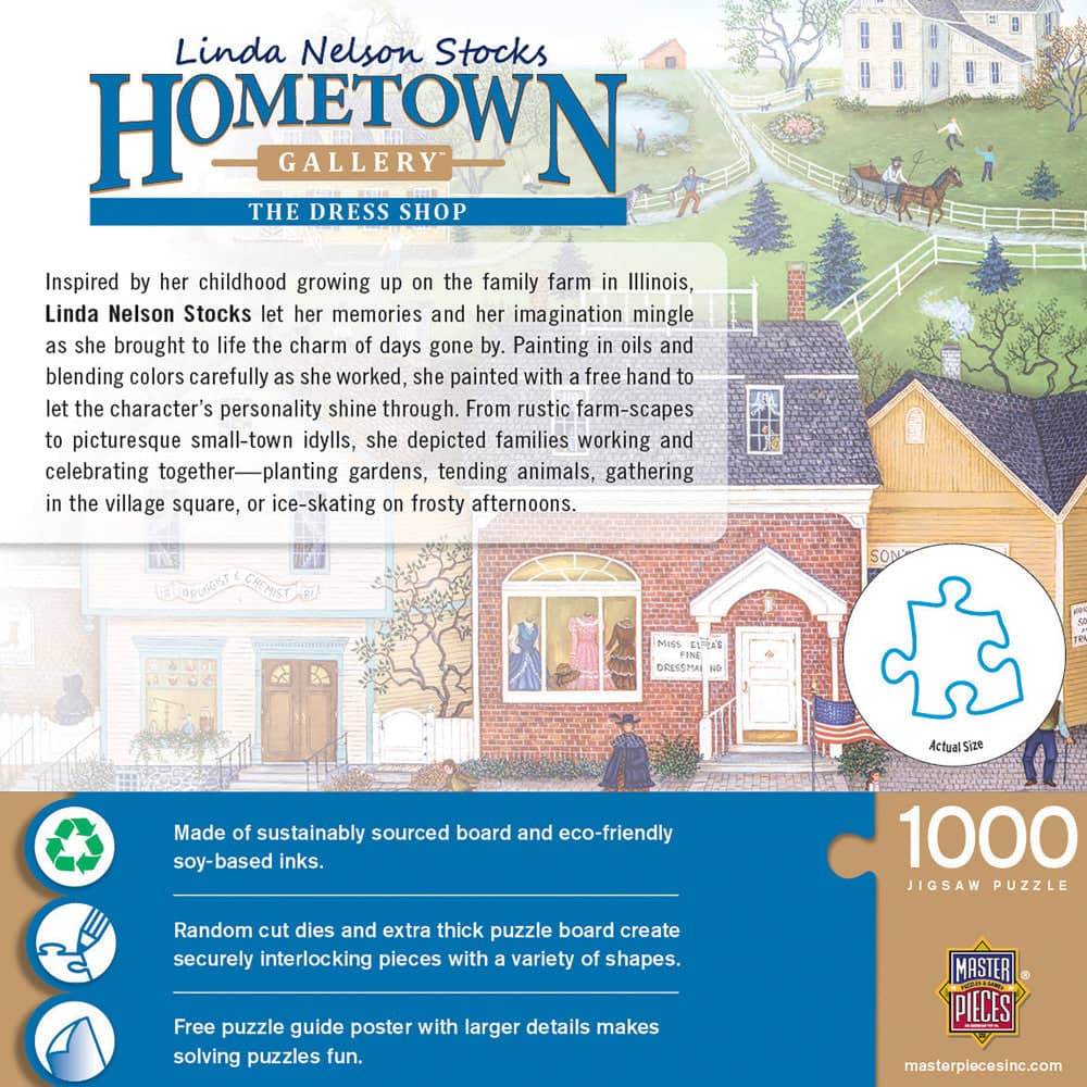 Hometown Gallery - The Dress Shop 1000 Piece Jigsaw Puzzle