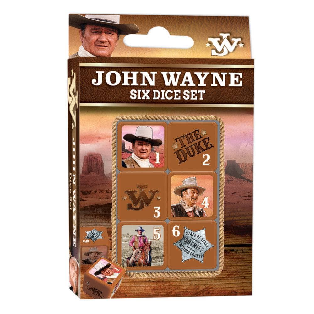 John Wayne 6 Piece D6 Gaming Dice Set