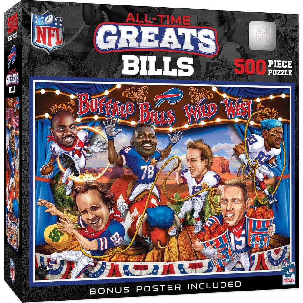 Buffalo Bills - All Time Greats 500 Piece Jigsaw Puzzle