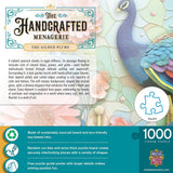 Handcrafted Menagerie - The Gilded Plume 1000 Piece Jigsaw Puzzle