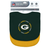 Green Bay Packers - Baby Bibs 2-Pack - Green & Yellow