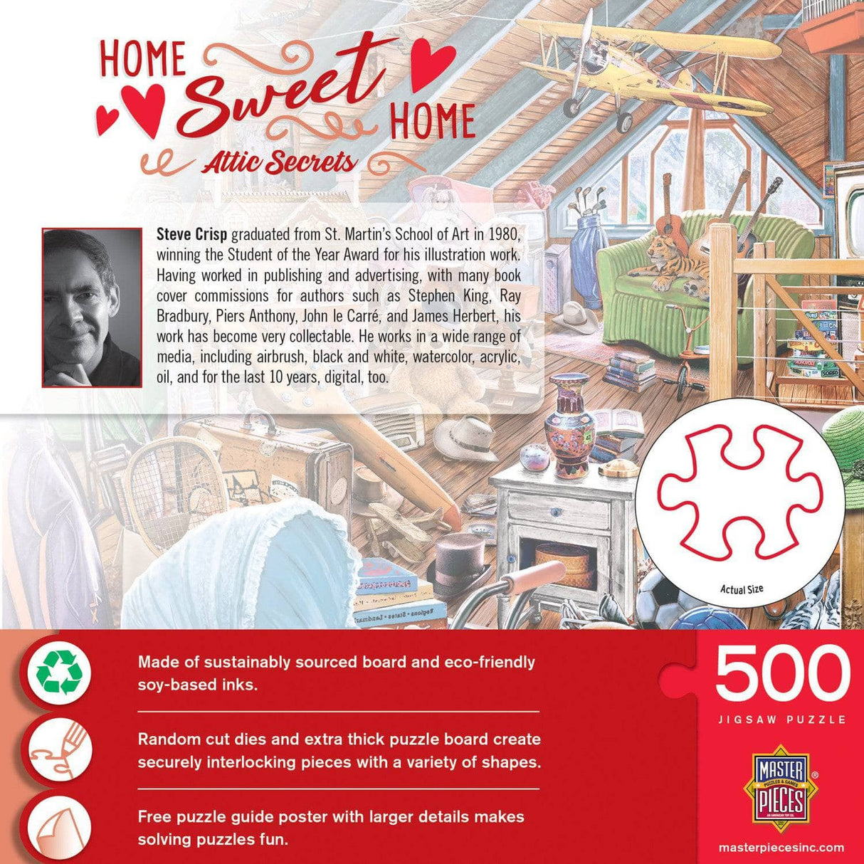 Home Sweet Home - Attic Secrets 500 Piece Jigsaw Puzzle