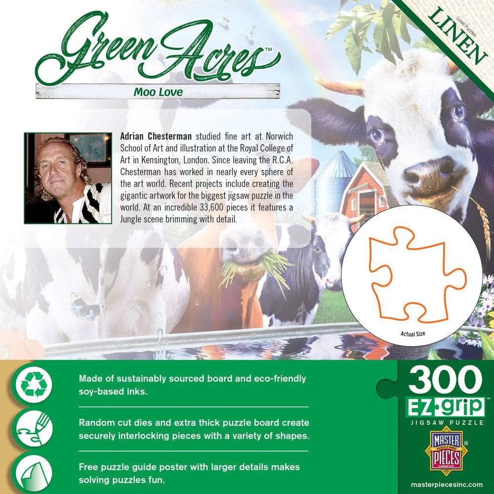 Green Acres - Moo Love 300 Piece EZ Grip Jigsaw Puzzle