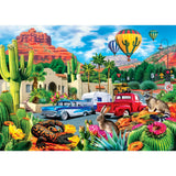 Roadsides of the Southwest - Hot Air & Cool Cars 500 Piece Jigsaw Puzzle