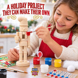 Nutcracker Santa Wood Paint Set