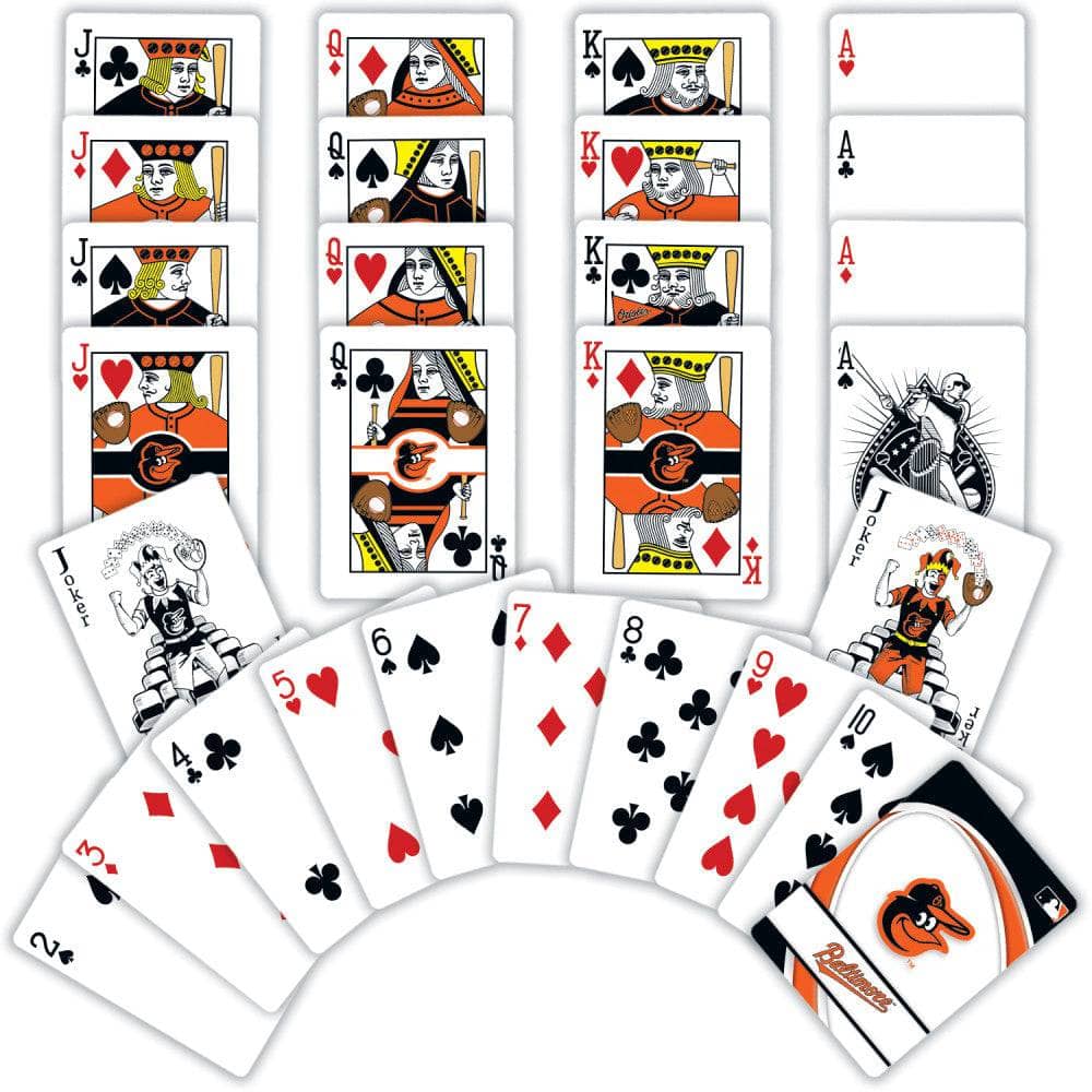 Baltimore Orioles Playing Cards - 54 Card Deck