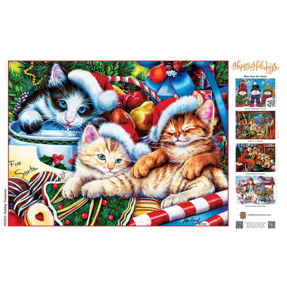 Happy Holidays - Holiday Treasures 300 Piece EZ Grip Jigsaw Puzzle