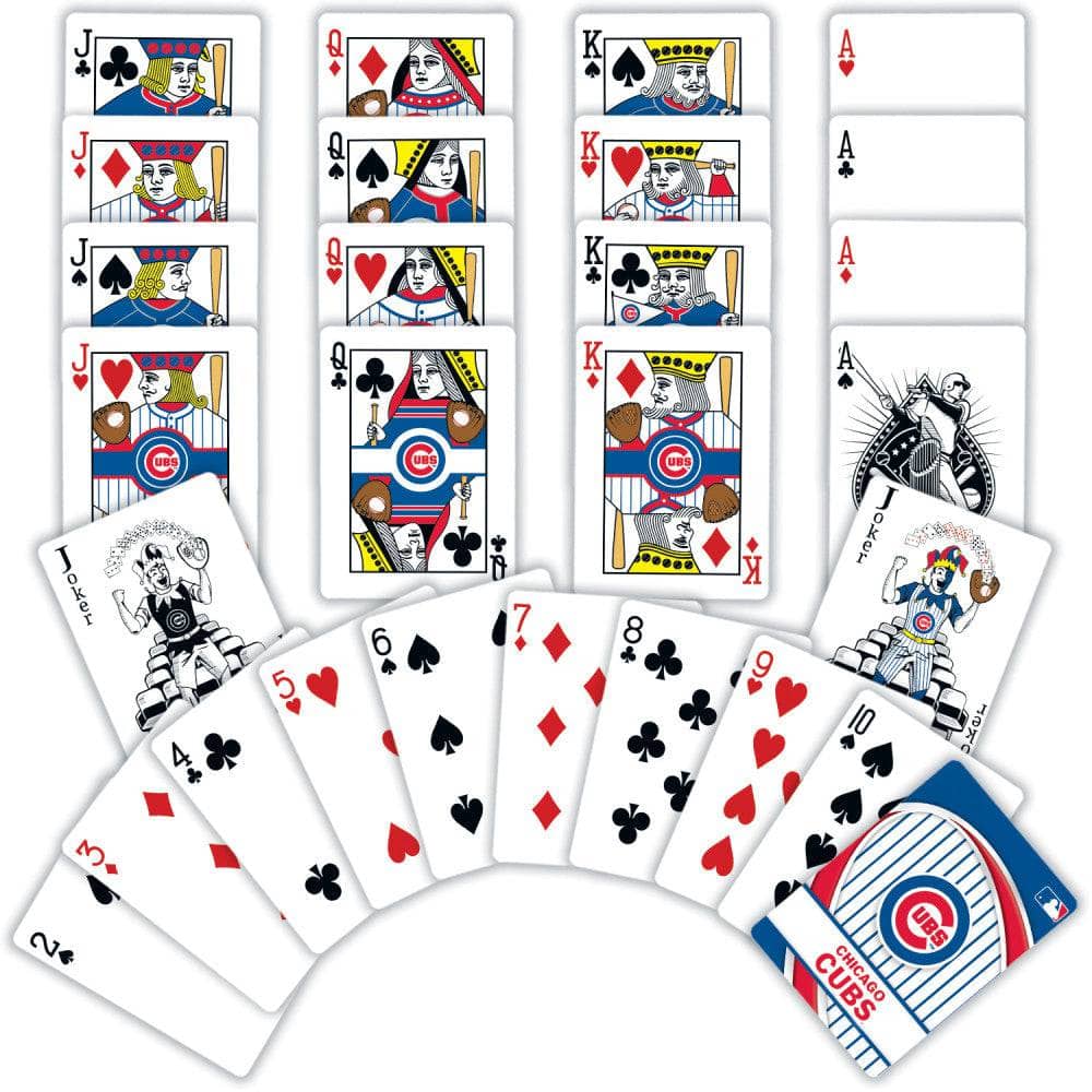 Chicago Cubs Playing Cards - 54 Card Deck