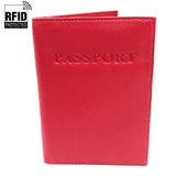 RFID Genuine Leather Passport Case