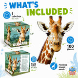 Giraffe 100 Piece Shaped Jigsaw Puzzle