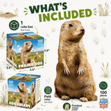 Prairie Dog 100 Piece Shaped Jigsaw Puzzle