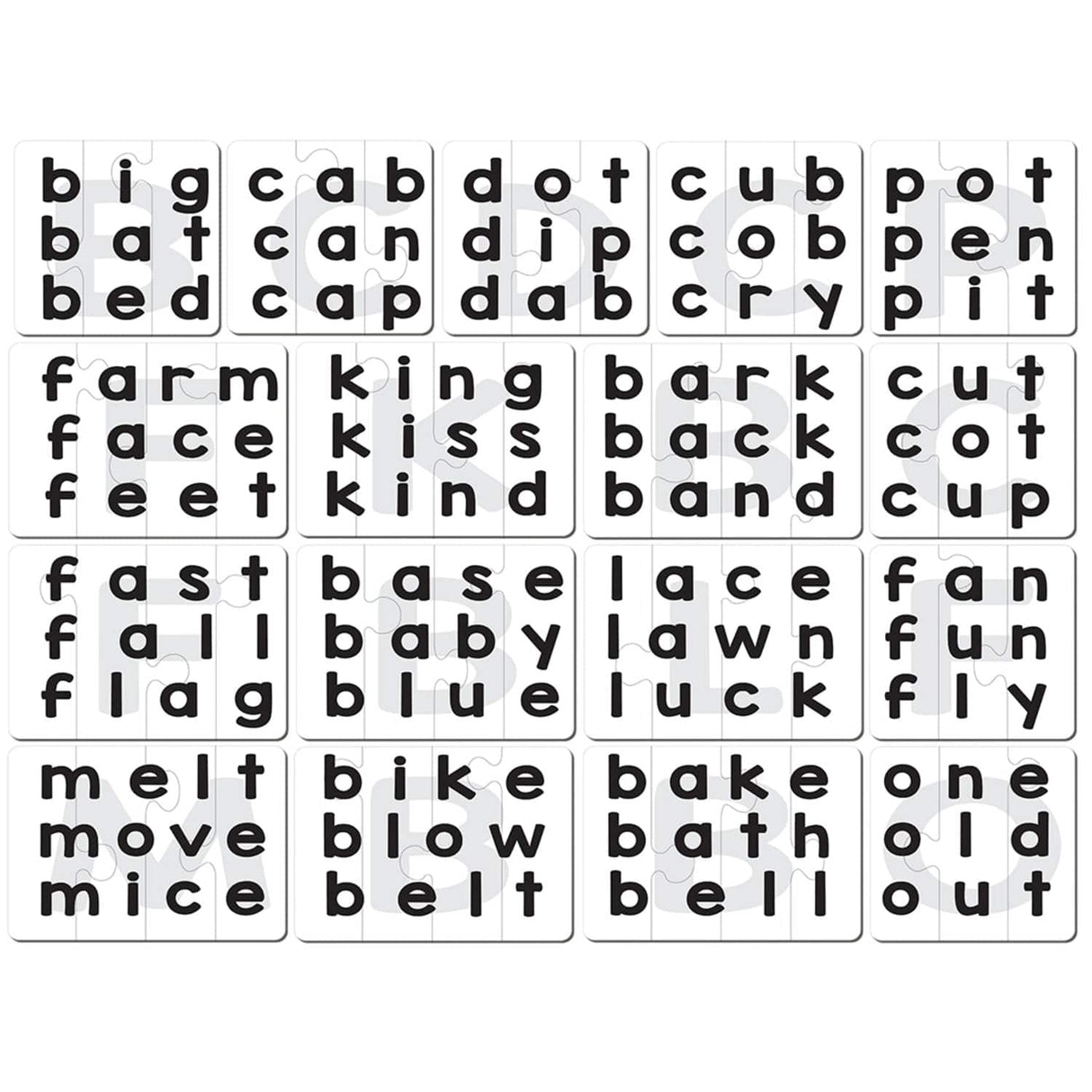 Spelling - Educational Matching Jigsaw Puzzles