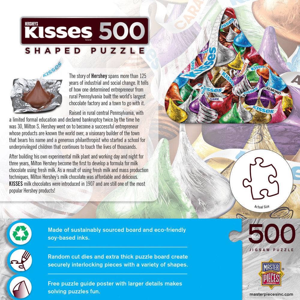 Hershey's Kisses - 500 Piece Shaped Jigsaw Puzzle