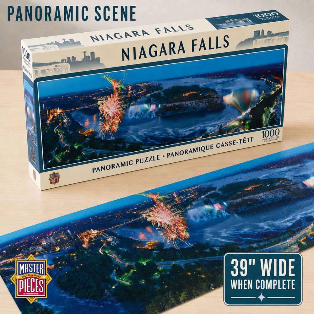Niagara Falls 1000 Piece Panoramic Jigsaw Puzzle