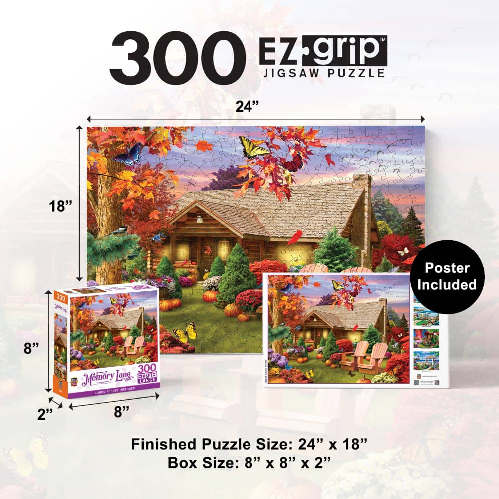 Memory Lane - Autumn Warmth 300 Piece EZ Grip Jigsaw Puzzle