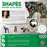 Shapes - Wildlife of the Woods 1000 Piece Shaped Jigsaw Puzzle
