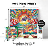 Kaleidoscope - Front Row Seats 1000 Piece Jigsaw Puzzle