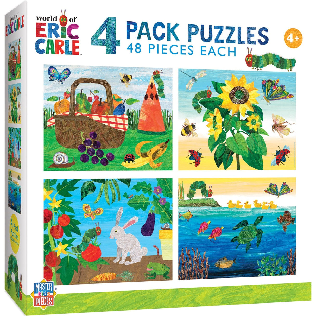 World of Eric Carle 48 Piece Jigsaw Puzzles 4-Pack