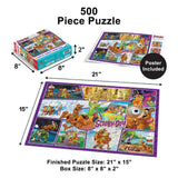 Cartoons - Scooby-Doo! Collage 500 Piece Jigsaw Puzzle