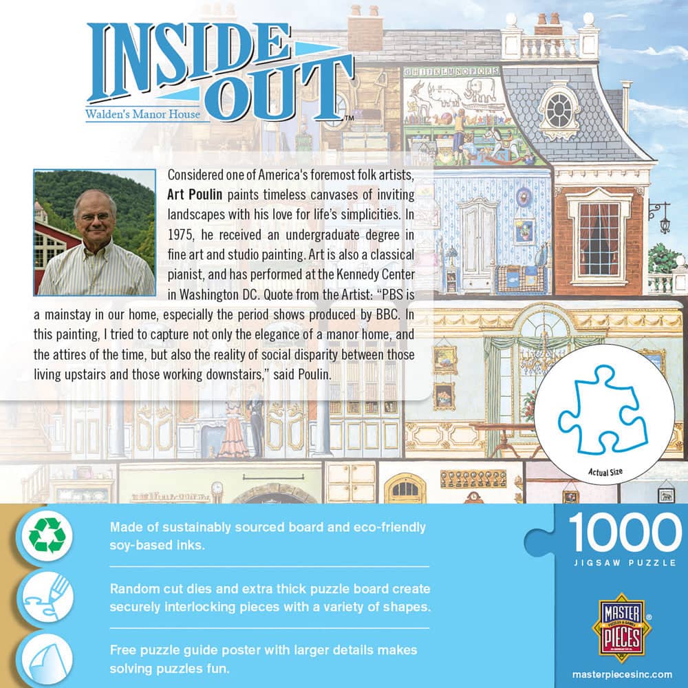 Inside Out - Walden's Manor House 1000 Piece Jigsaw Puzzle
