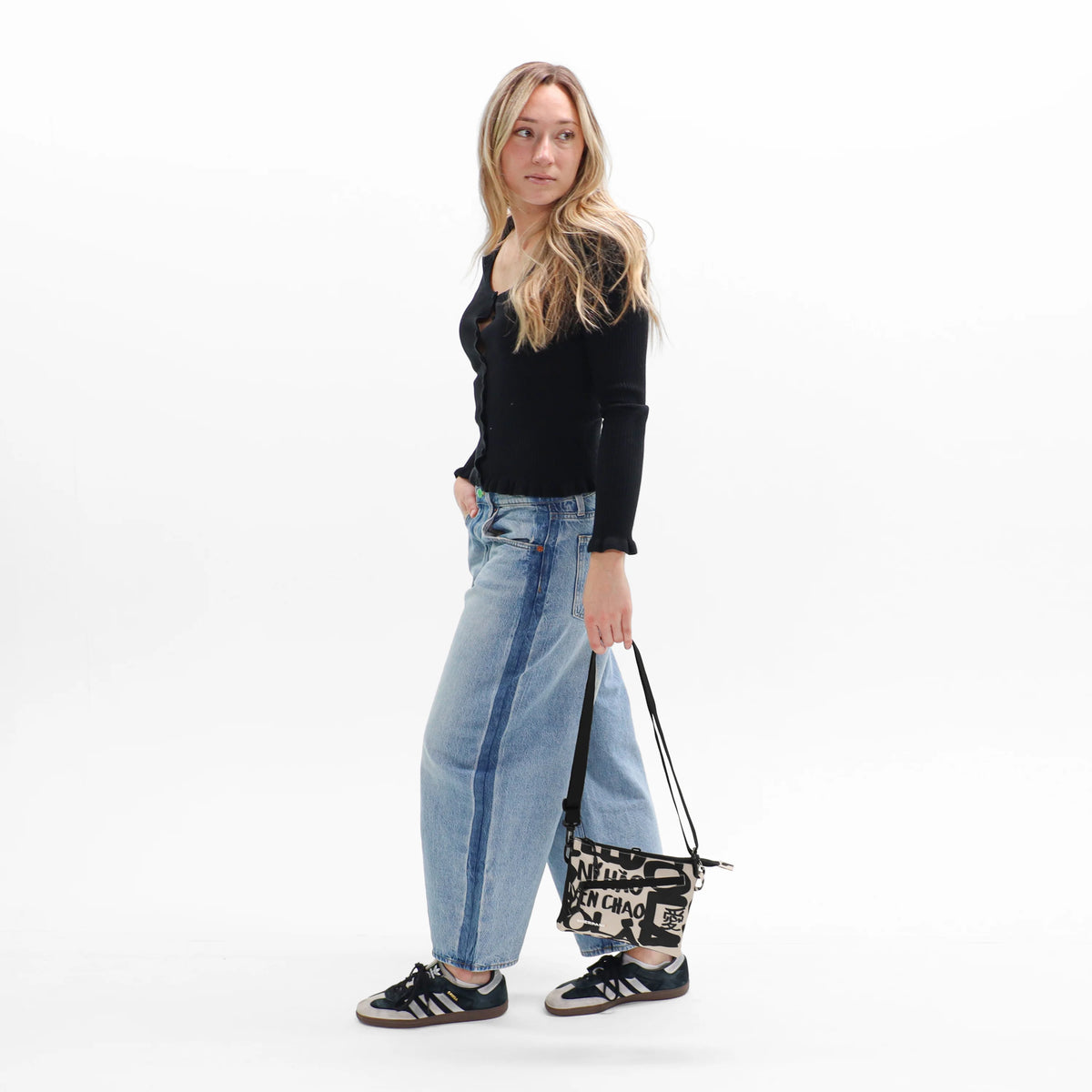 Zoom | Slim RFID Crossbody - Desert Pink