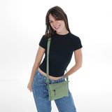 Zoom | Slim RFID Crossbody - Desert Pink