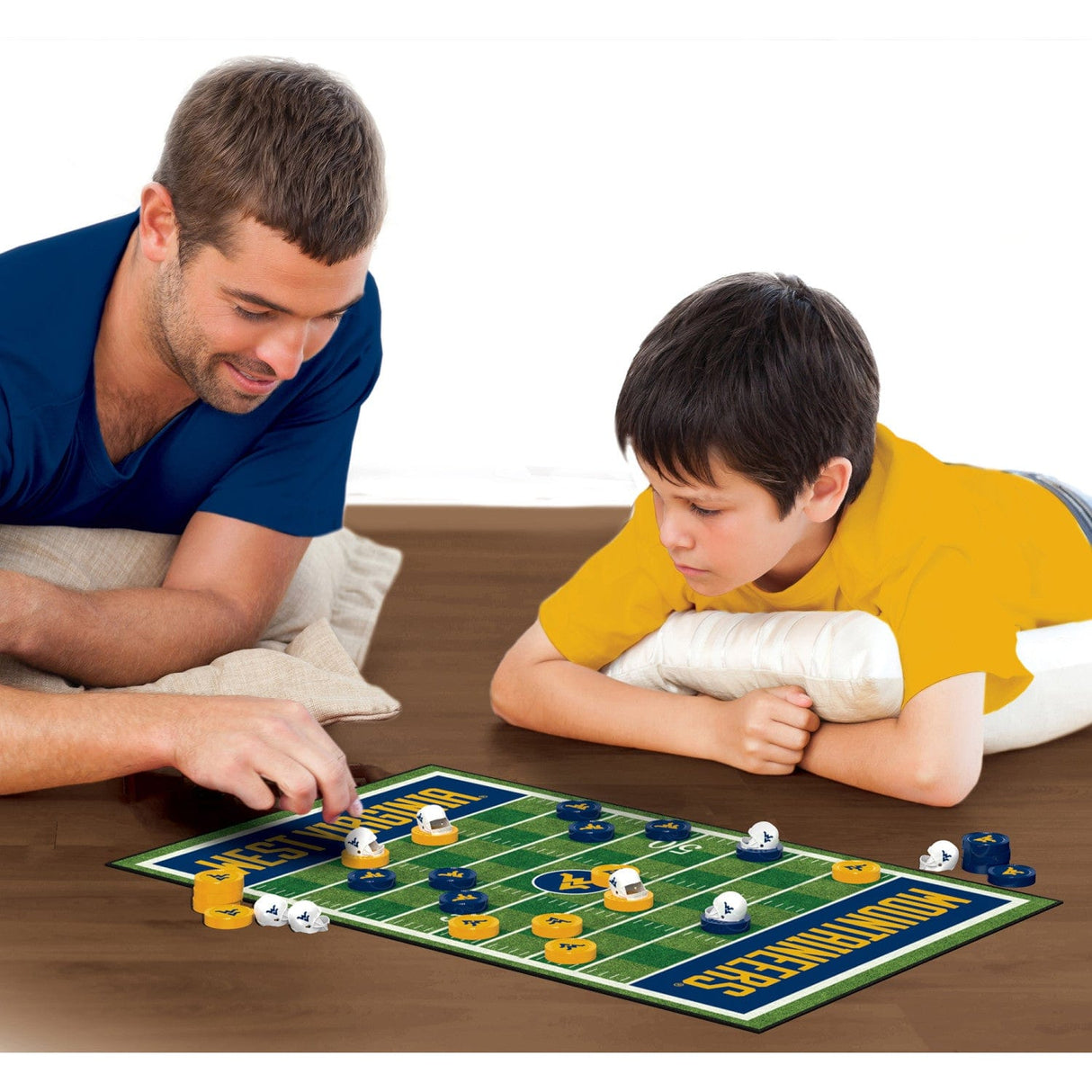 West Virginia Mountaineers NCAA Checkers Board Game