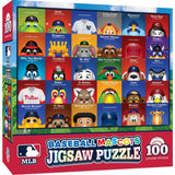 MLB Mascots 100 Piece Jigsaw Puzzle