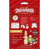 Nutcracker Snowman Ornament Wood Paint Kit