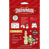 Nutcracker Snowman Ornament Wood Paint Kit