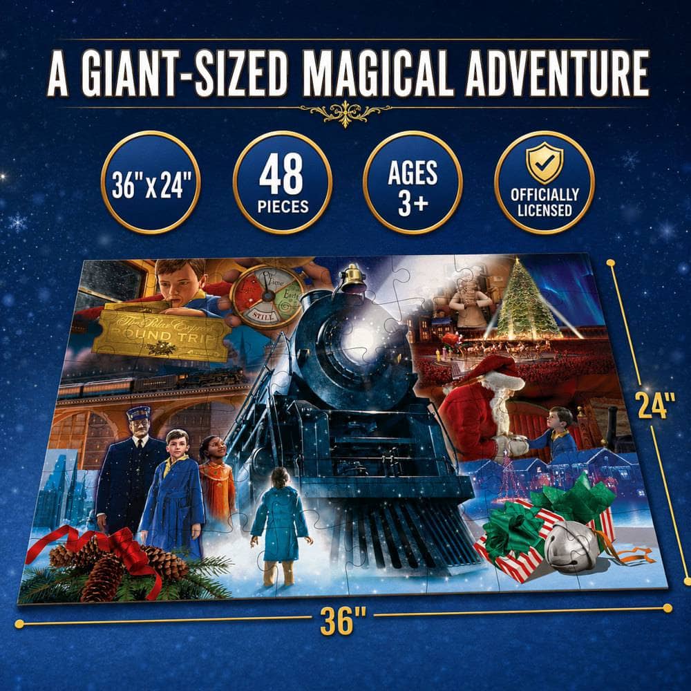 The Polar Express 48 Piece Floor Jigsaw Puzzle