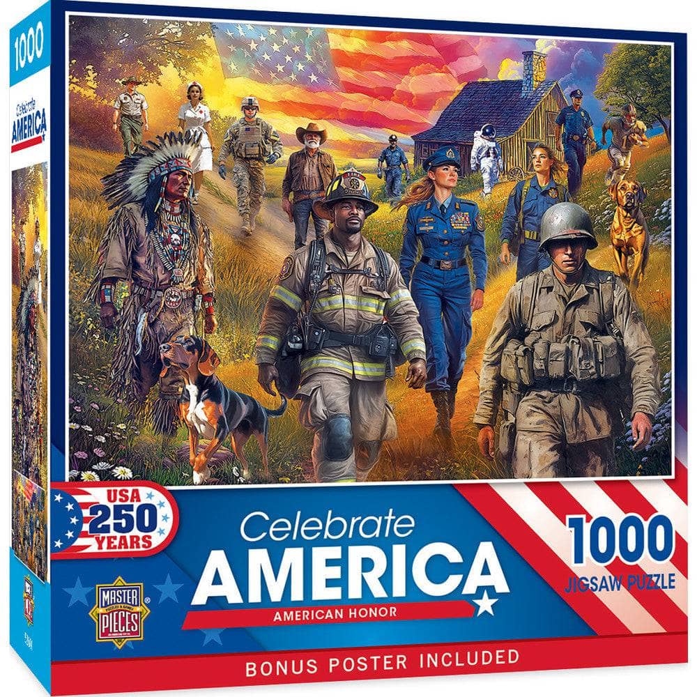 Celebrate America - American Honor 1000 Piece Jigsaw Puzzle