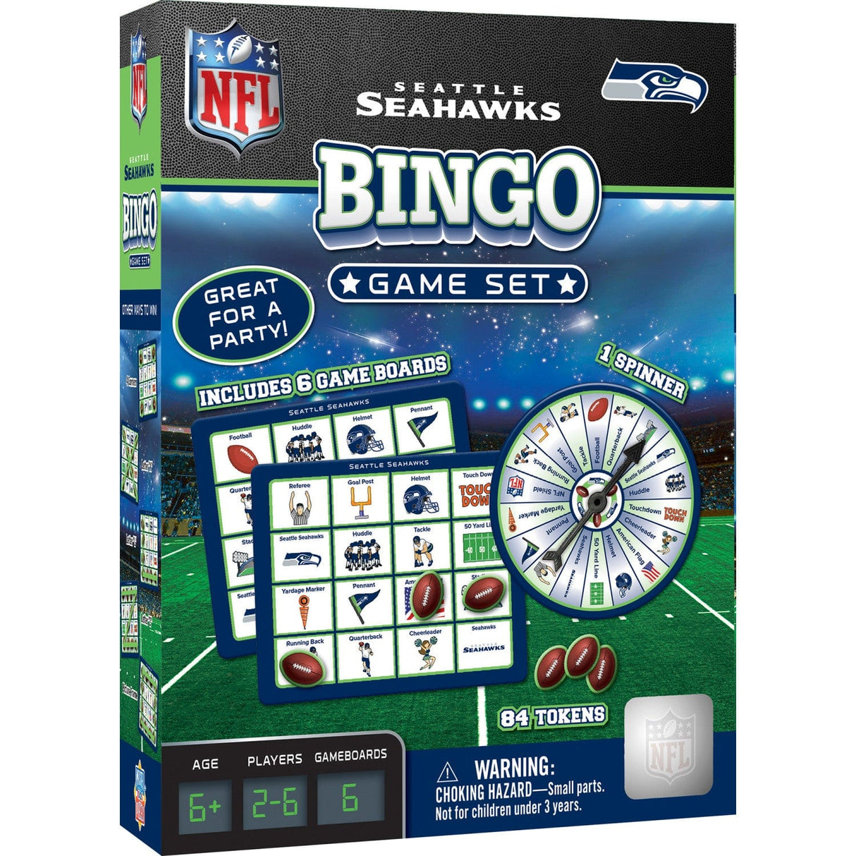 Seattle Seahawks NFL Bingo Game