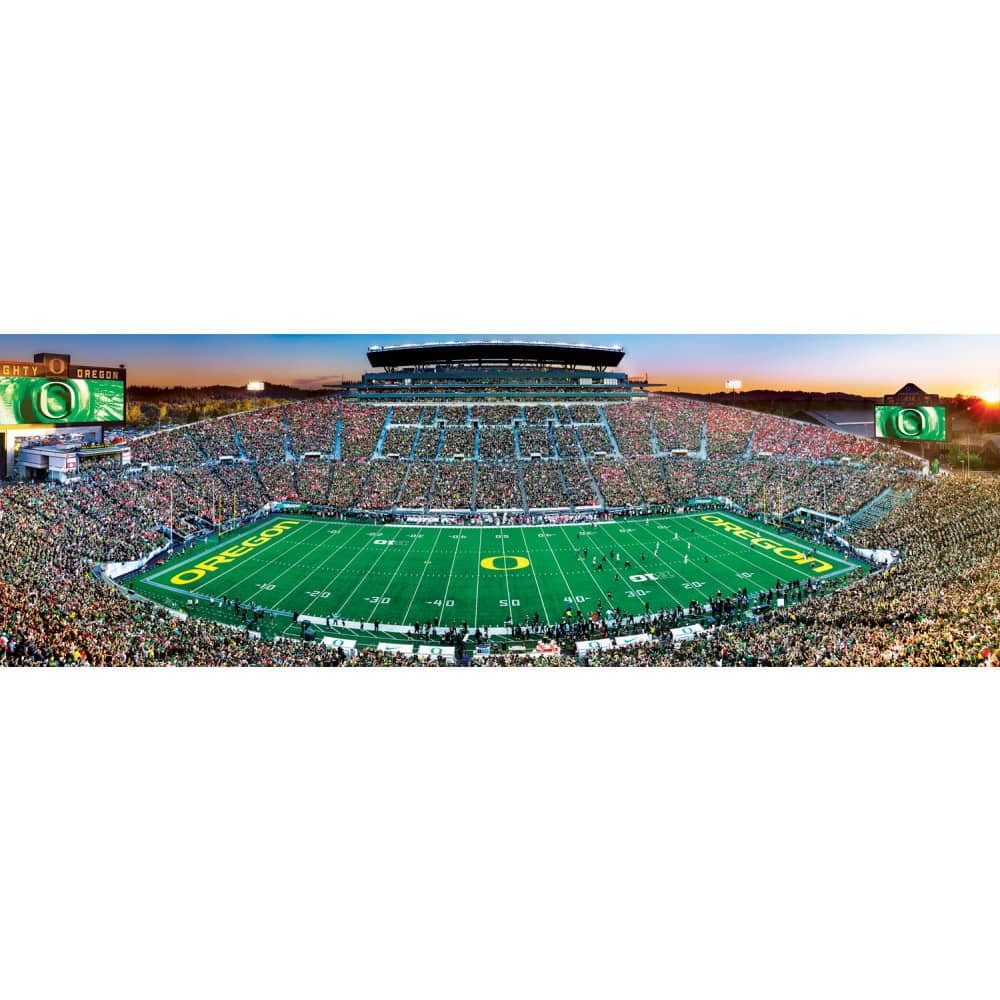 Oregon Ducks - 1000 Piece Panoramic Jigsaw Puzzle