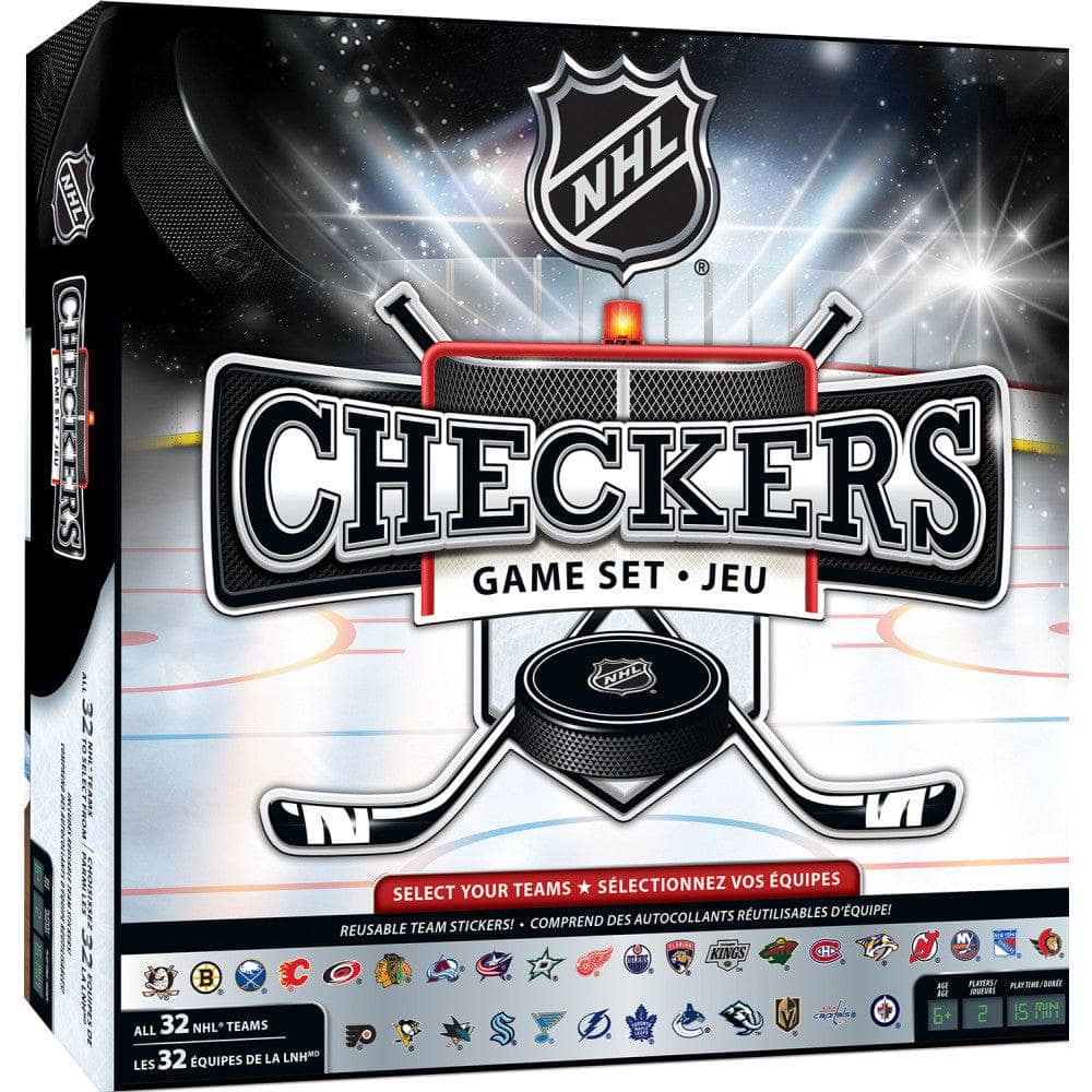 NHL - League Checkers Board Game