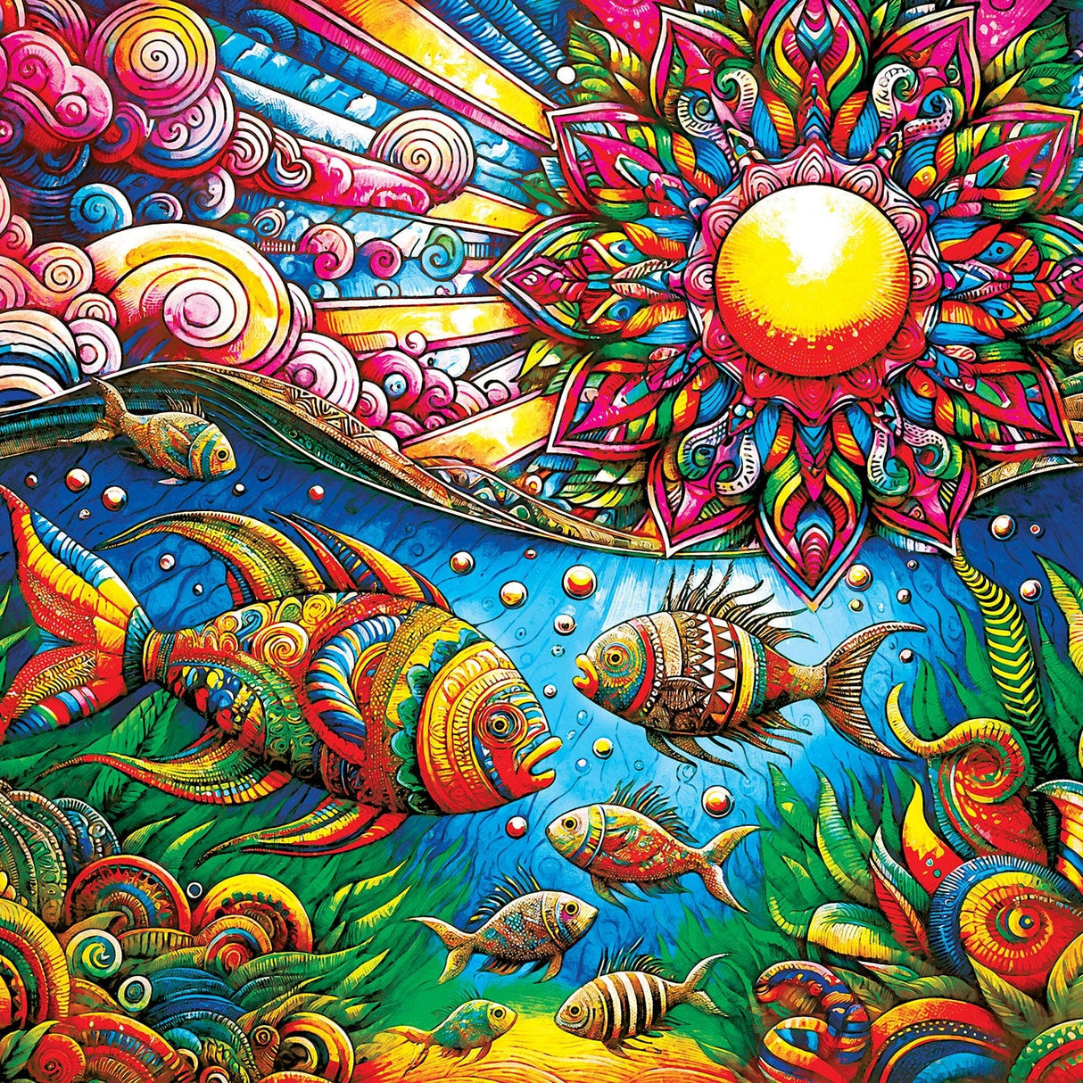 Kaleidoscope - Under The Sea 1000 Piece Jigsaw Puzzle