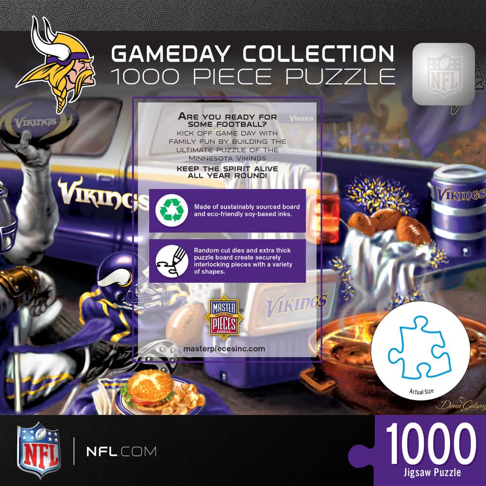Minnesota Vikings - Gameday 1000 Piece Jigsaw Puzzle