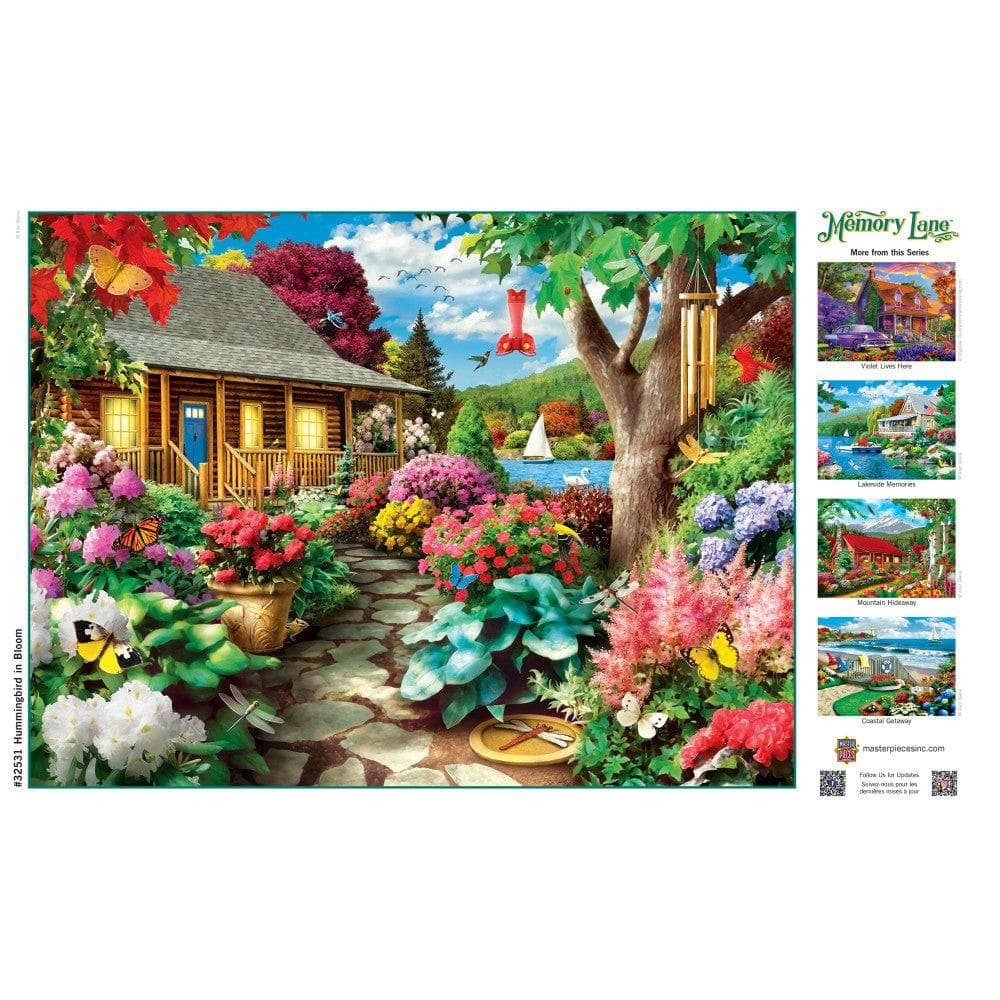 Memory Lane - Hummingbird in Bloom 300 Piece EZ Grip Jigsaw Puzzle