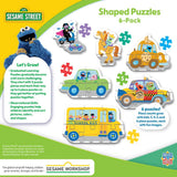 Sesame Street - Vehicles Mini Shaped Puzzles 6-Pack