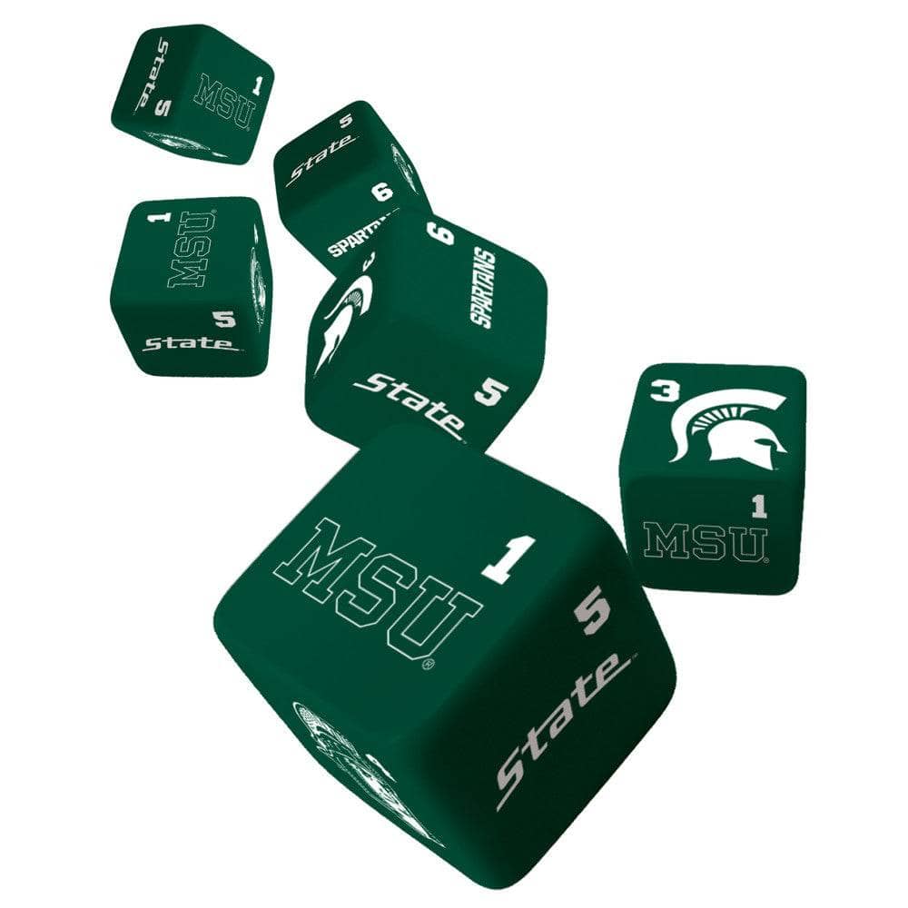 Michigan State Spartans Dice Set - 19mm