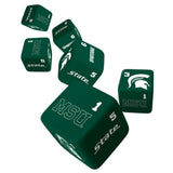 Michigan State Spartans Dice Set - 19mm
