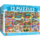 Artist Gallery Jigsaw Puzzle Collection Series 2 - 12 Pack