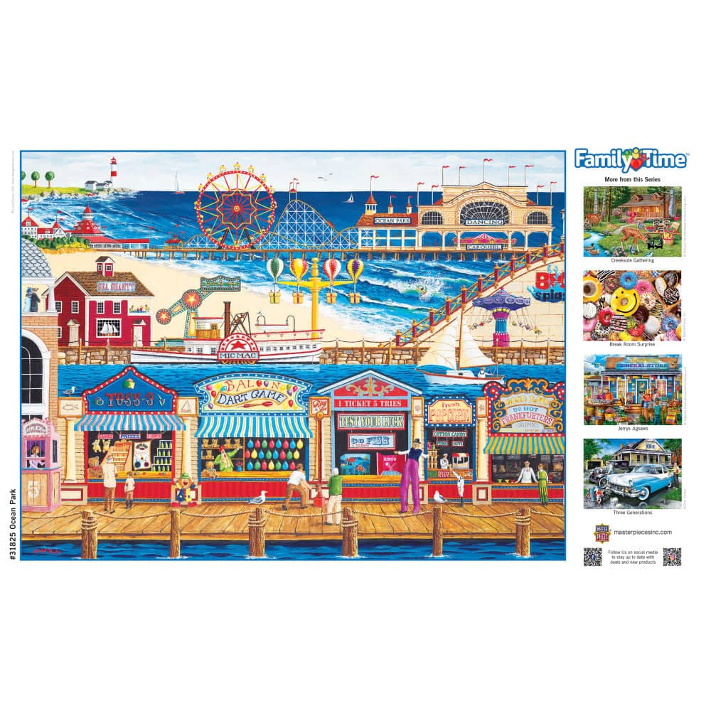 Family Time - Ocean Park 400 Piece Jigsaw Puzzle