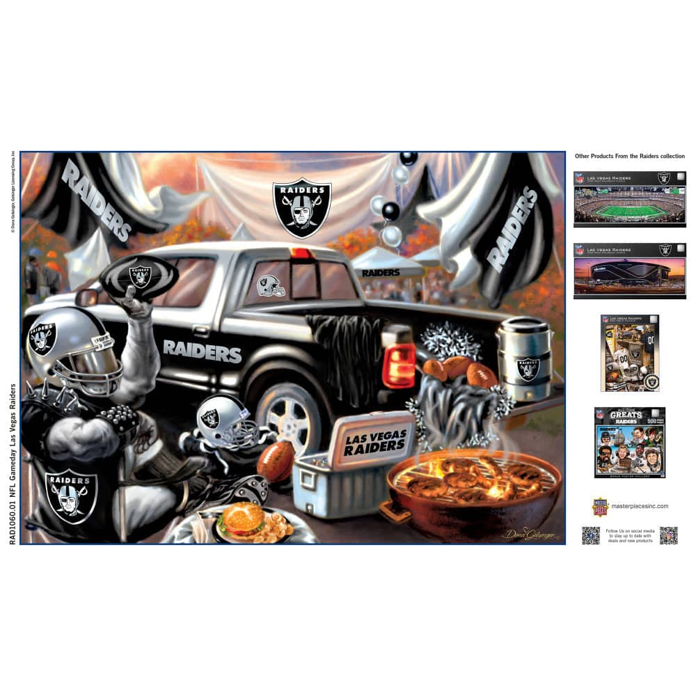 Las Vegas Raiders - Gameday 1000 Piece Jigsaw Puzzle