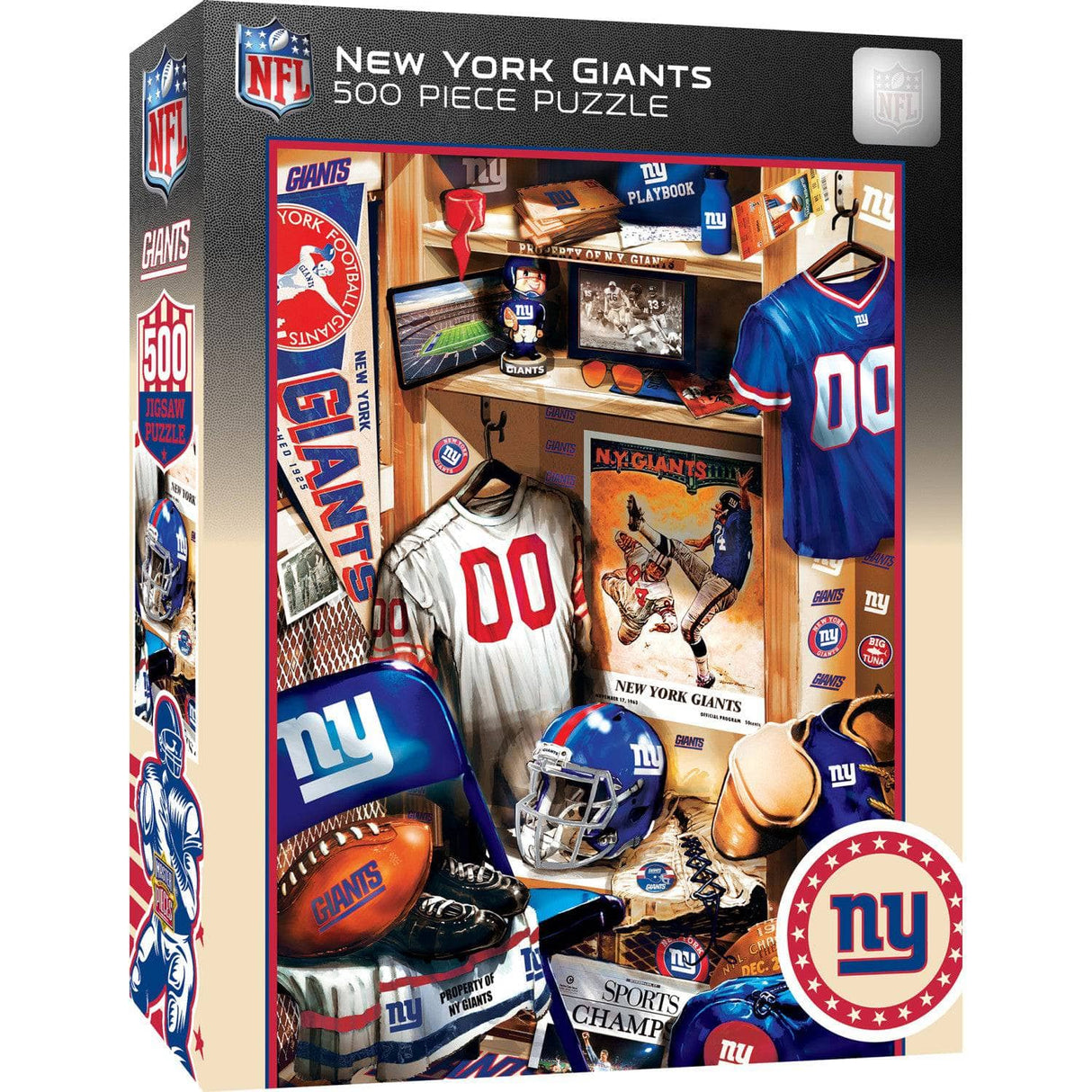 New York Giants - Locker Room 500 Piece Jigsaw Puzzle