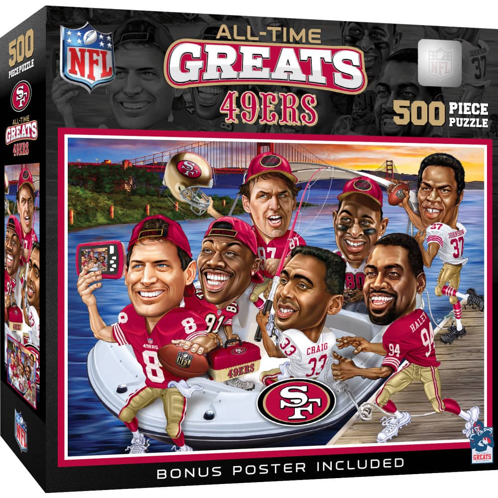 San Francisco 49ers - All Time Greats 500 Piece Jigsaw Puzzle