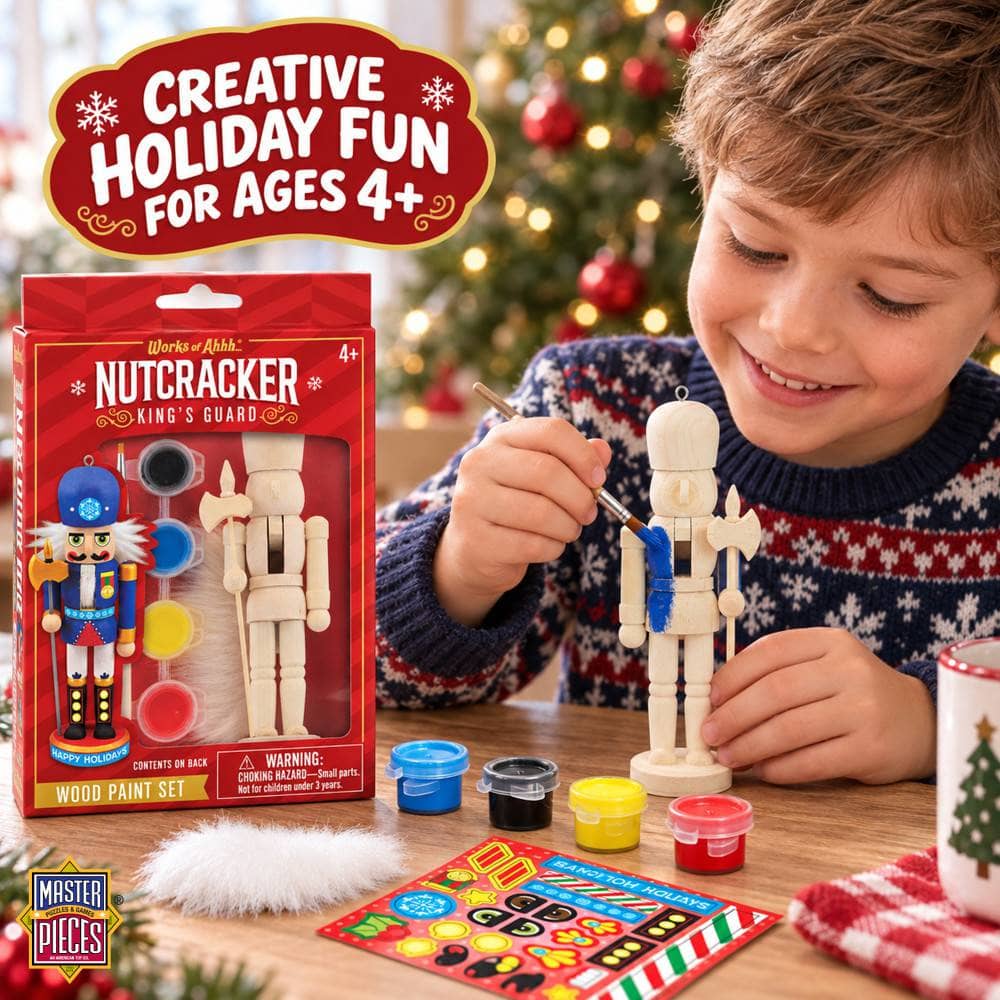 Nutcracker King's Guard Ornament Wood Paint Kit