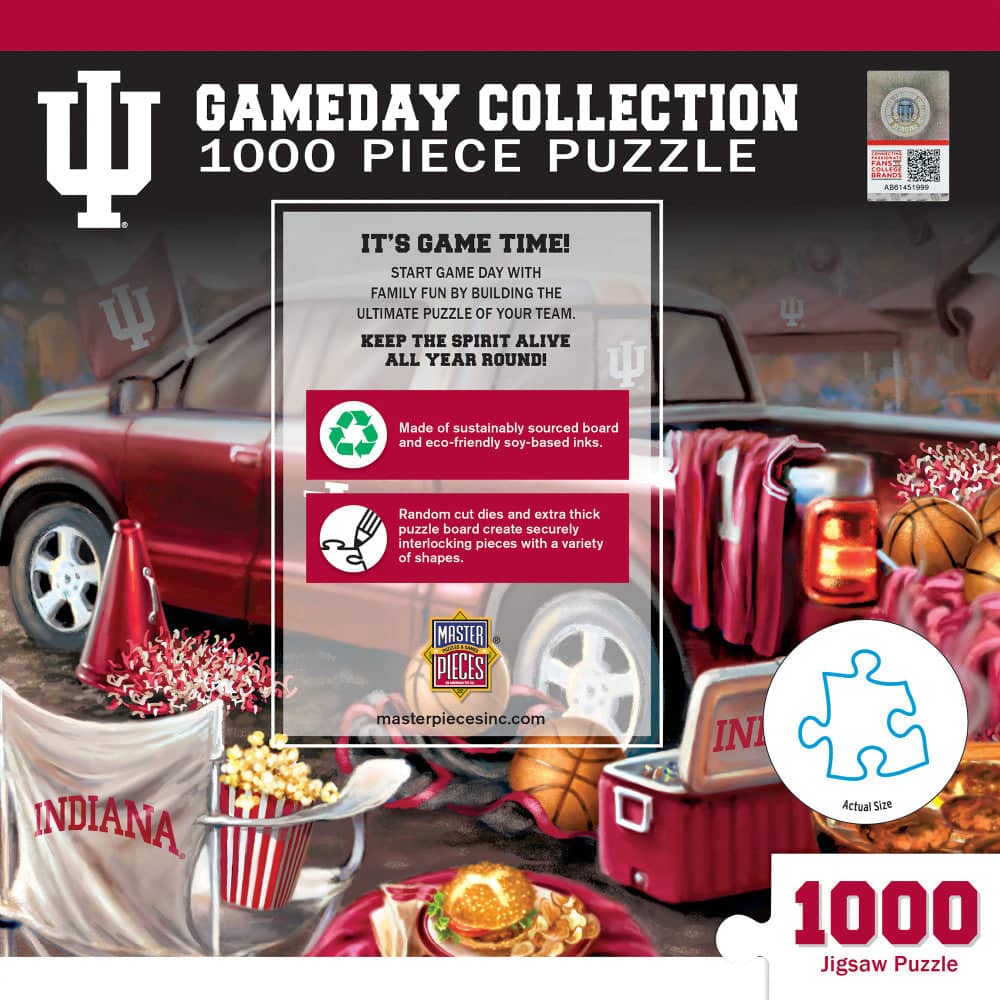 Indiana Hoosiers - Gameday 1000 Piece Jigsaw Puzzle