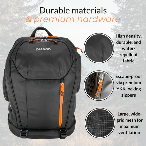 DjangoPack™ Dog/Cat/Pet Carrier Backpack - Django